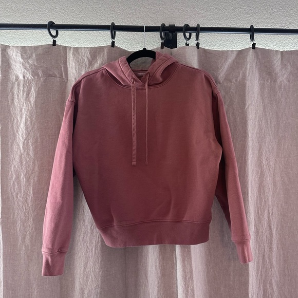 Girlfriend Collective Classic Hoodie - Mauve - Size S - Picture 2 of 3